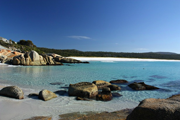 Long beach at Tasmania