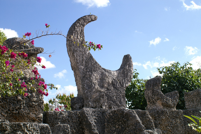 Stone scultpures of the Coral Castle