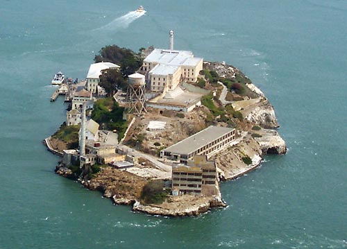 The notorious island of Alcatraz