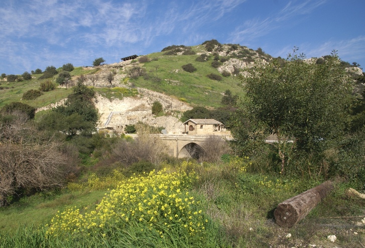 Hiking in the countryside in Cyprus